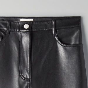 Wilfred Melina Vegan Leather Pant Size 0 Black
